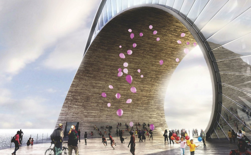 Illustration for article titled The Secret Lives of the Tiny People In Architectural Renderings